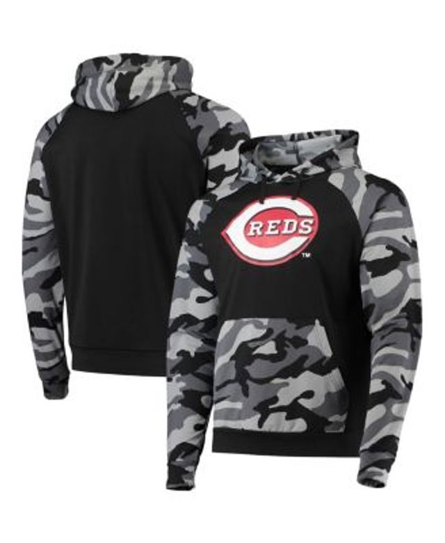 Miami Dolphins FOCO Camo Raglan Pullover Hoodie - Black