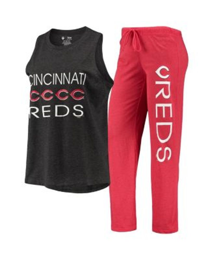 Women's Cincinnati Reds DKNY Sport Red Marcie Tank Top