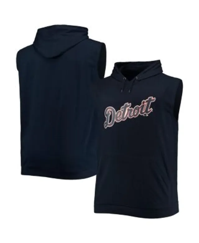 Profile Men's Navy Detroit Tigers Big & Tall Fleece Pullover Hoodie