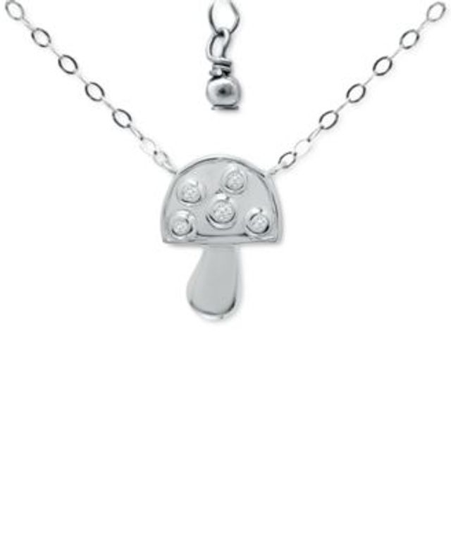 Giani Bernini Cubic Zirconia XO Pendant Necklace in Sterling