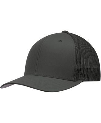 Men's Charcoal Trucker Mesh Flex Hat