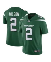 Men's Nike Zach Wilson Stealth Black New York Jets Vapor Limited Jersey