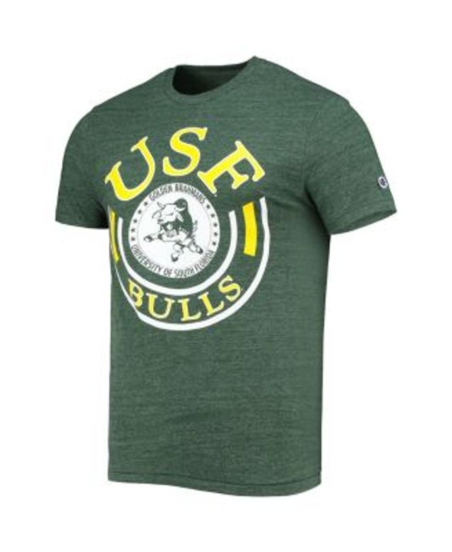 Men's Champion Green South Florida Bulls Icon Logo Basketball Jersey Long Sleeve T-Shirt Size: Extra Large