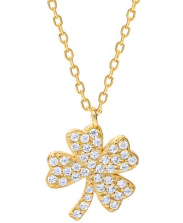 Giani Bernini Cubic Zirconia Star Disc Pendant Necklace, 16 + 2