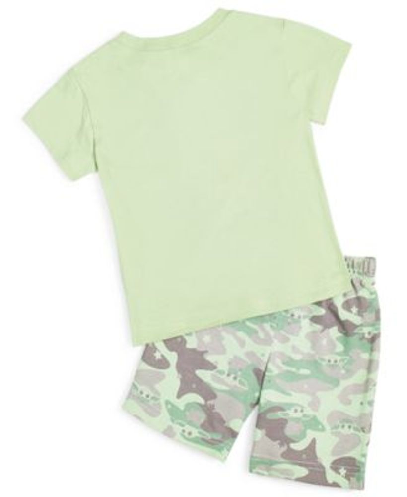 Baby Boys 2-Pc. Yoda Top & Shorts Set