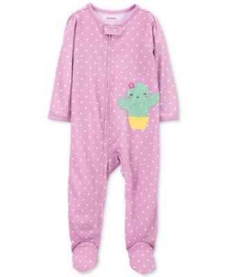 Baby Girls Printed Loose-Fit Pajamas