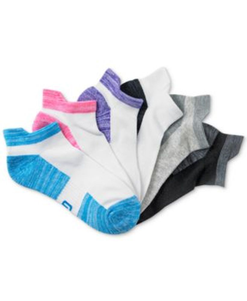 Women's 6-Pk. Colorblocked & Tonal No-Show Socks, Created for Macy's