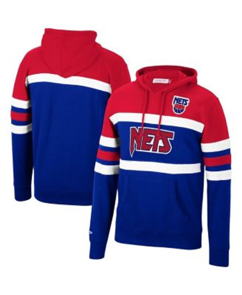 Mitchell & Ness Royal/Red Chicago Cubs Head Coach Pullover Hoodie