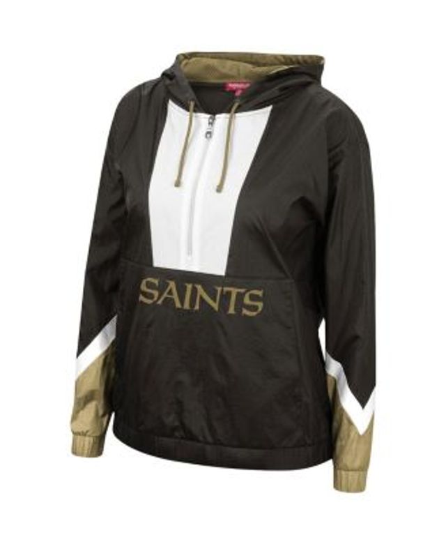 Men's Nike Black New Orleans Saints Sideline Half-Zip Hoodie Size: Medium