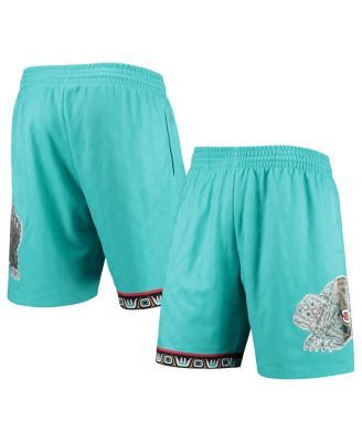 Men's Vancouver Grizzlies Mitchell & Ness Black Hardwood Classics Primary  Logo Swingman Shorts