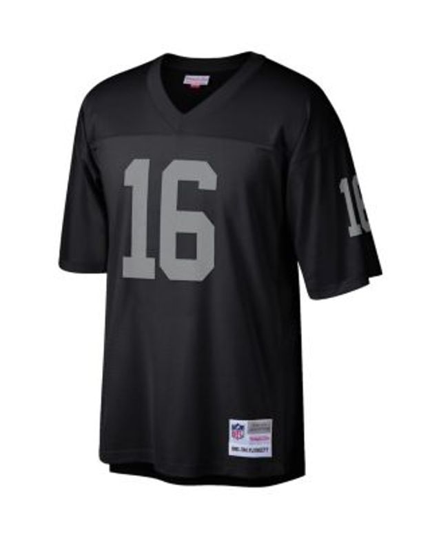 Jim Plunkett Las Vegas Raiders Men's Authentic Throwback Mitchell and Ness  Jersey - White