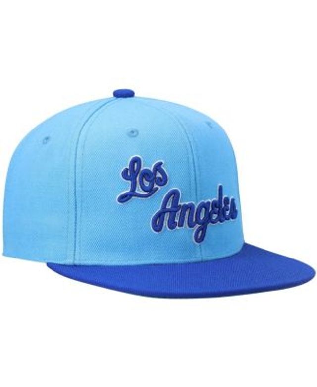 Men's Los Angeles Lakers New Era Powder Blue Spring Color Pack 59FIFTY  Fitted Hat