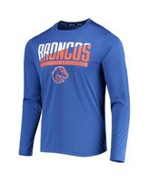 Youth Royal Boise State Broncos Stripes T-Shirt