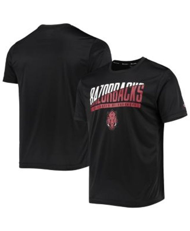 Men's Champion Black Louisville Cardinals Wordmark Slash Long Sleeve T-Shirt Size: Small