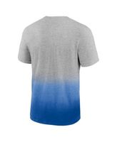 Men's Fanatics Branded Royal/Gray Kansas City Royals Big & Tall Colorblock T-Shirt