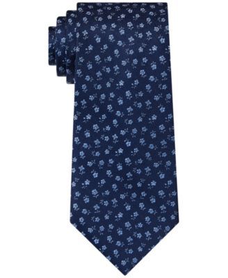 Men's Simple Botanical Floral Tie