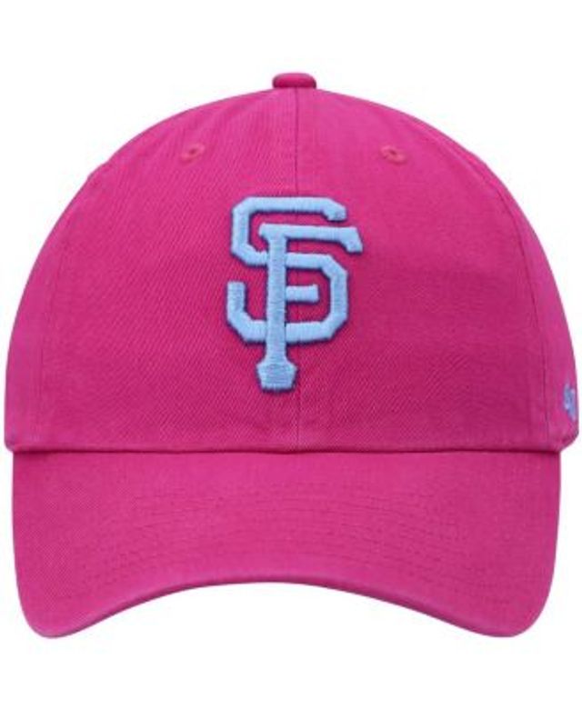 Texas Rangers '47 Periwinkle Orchid Undervisor Clean Up Adjustable Hat -  Pink