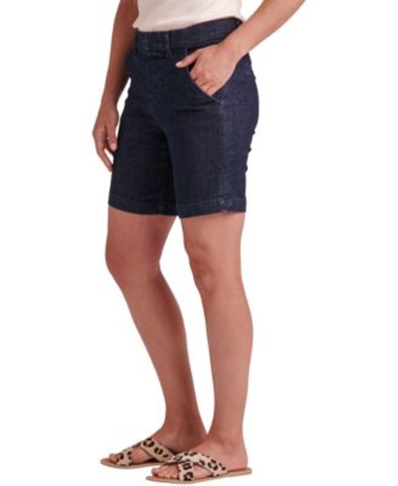 Petite Maddie Mid Rise Pull-On Shorts