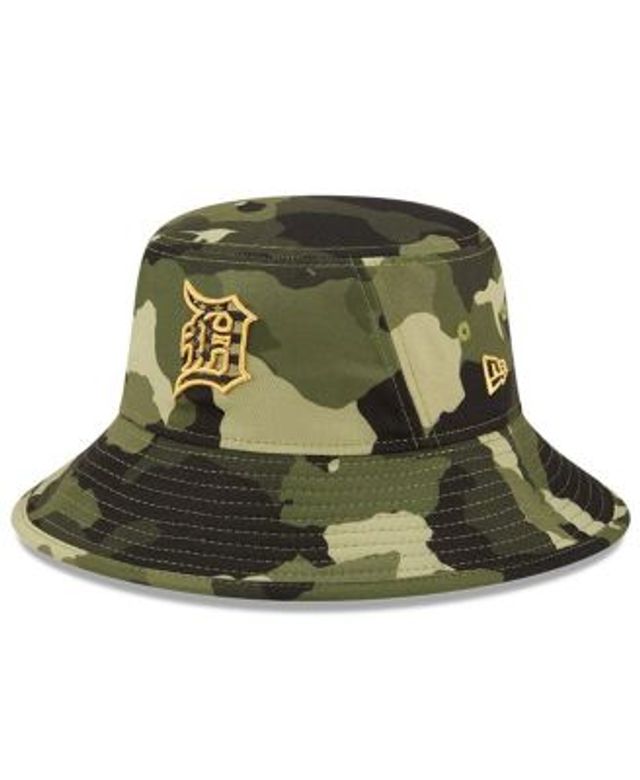 New Era Men's Natural Detroit Tigers Retro Beachin' Bucket Hat