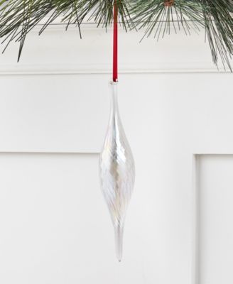 Snowdaze Glass Finial Ornament, Created of Macy's