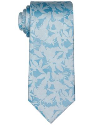 Men's Classic Tonal Botanical Tie