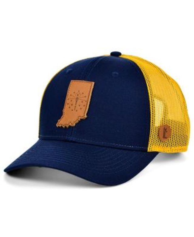 Denver Nuggets Mitchell & Ness Hardwood Classics Core Side Snapback Hat -  Gold/Royal