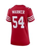 Men's Nike Fred Warner Scarlet San Francisco 49ers Player Game Jersey