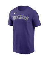 Youth Nike Charlie Blackmon Black Colorado Rockies Player Name & Number T- Shirt