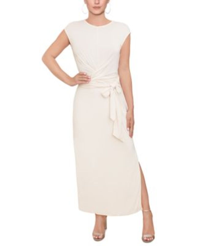 RACHEL Rachel Roy Women's Tie-Waist Side-Slit Dress | Hawthorn Mall
