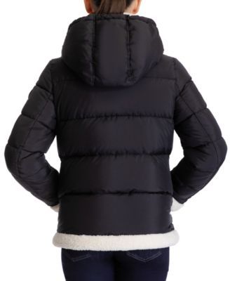 Michael Kors Women's Petite Fleece-Trim Hooded Puffer Coat | Mall of  America®