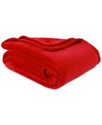 Classic Velvety Plush Blanket, Created For Macy's