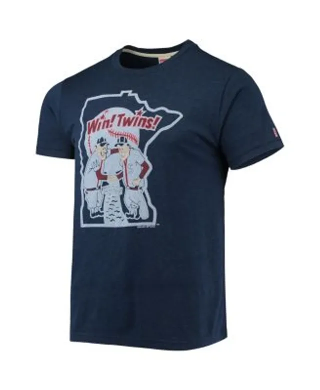 Men's Homage Royal Los Angeles Dodgers Hand-Drawn Logo Tri-Blend T-Shirt Size: Extra Large