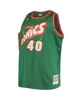 Youth Mitchell & Ness Shawn Kemp Green Seattle SuperSonics 1995-96 Hardwood  Classics Swingman Throwback Jersey