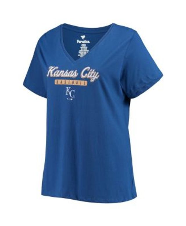 Kansas City Royals Fanatics Branded Women's Victory Script V-Neck