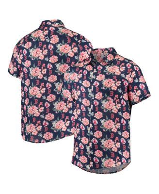 Chicago White Sox FOCO Floral Linen Button-Up Shirt - Black