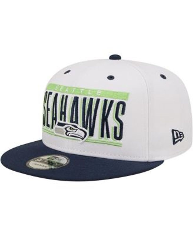 Men's New Era College Navy Seattle Seahawks Icon 9FIFTY Snapback Hat