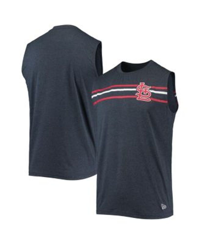 Minnesota Twins New Era Team Muscle Tank Top - Heather Navy