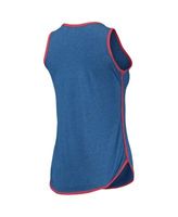 Chicago Cubs New Era Women's Pinstripe Jersey Tank Top - White/Royal