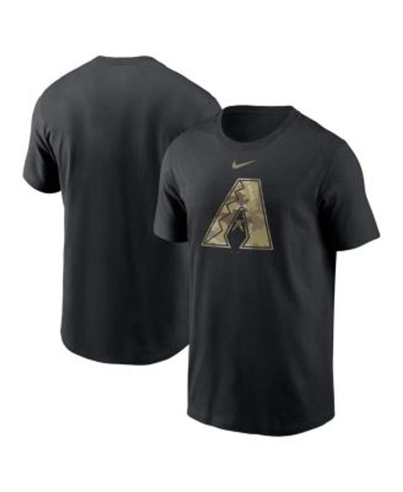 Milwaukee Brewers Nike Camo Logo T-Shirt - Black