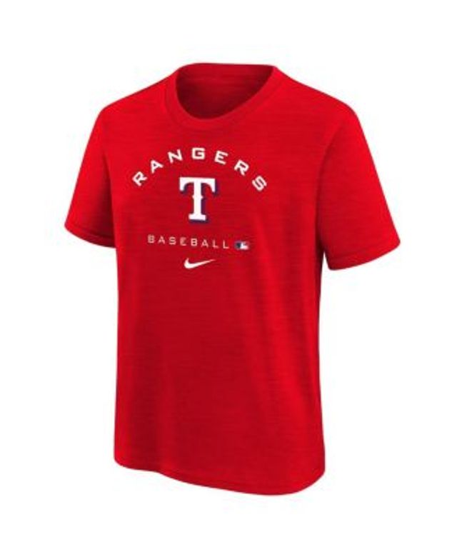 Nike Big Boys Light Blue Texas Rangers Early Work Tri-Blend T-shirt - Macy's