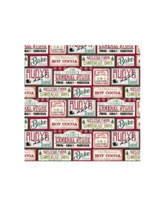 Vintage-Like Signs Jumbo Roll Wrapping Paper