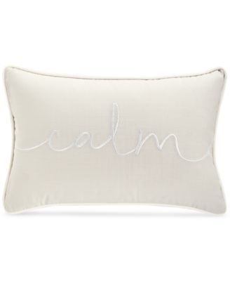 Calm Decorative Pillow, 12" x 18", Created by Macy's