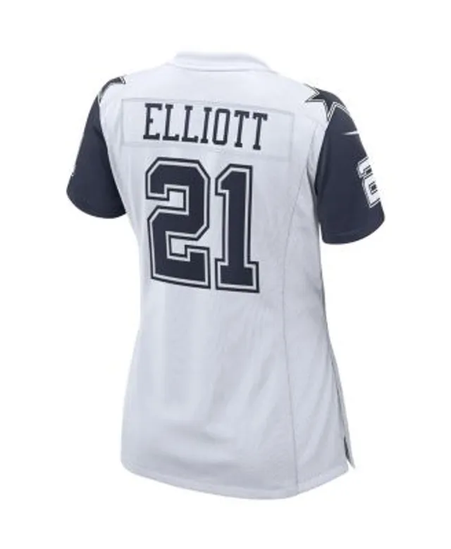 Nike Ezekiel Elliott Gray Dallas Cowboys Atmosphere Fashion Game Jersey