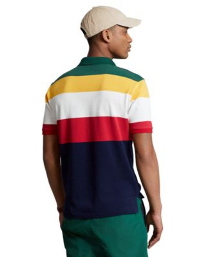 Men's Classic-Fit Logo Mesh Polo Shirt