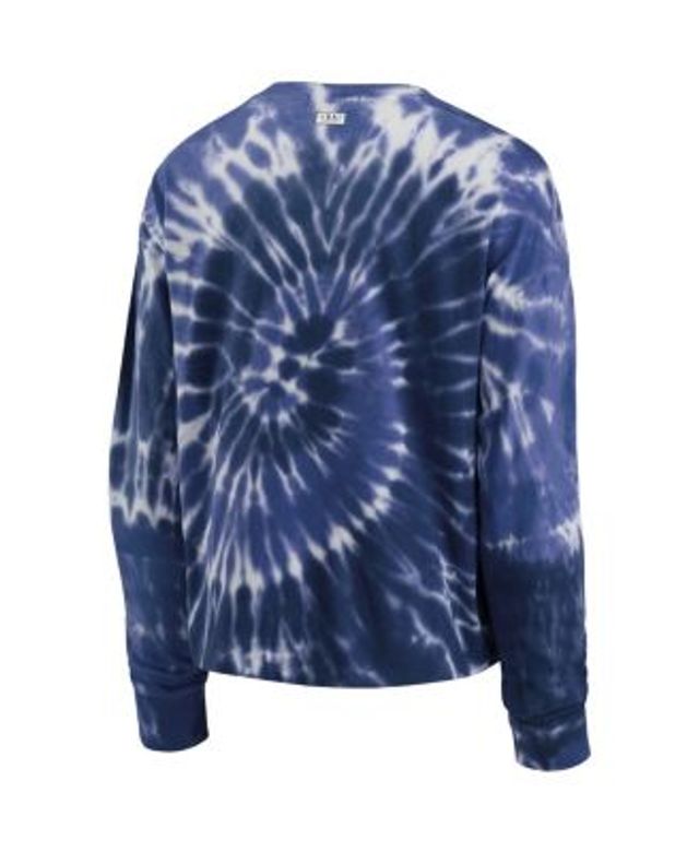 Lids Boston Red Sox New Era Women's Tie-Dye Cropped Long Sleeve T-Shirt -  Navy