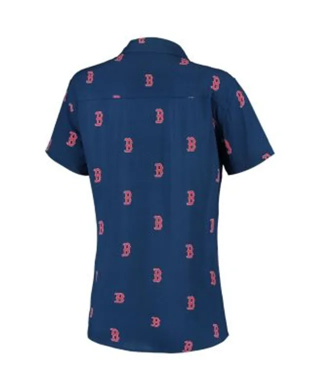 Profile Women's Black Boston Red Sox Plus Pop Fashion Button-Up