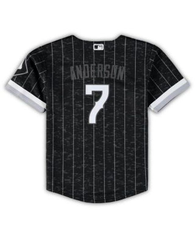 Toddler Tim Anderson Chicago White Sox Nike Black City Connect Replica Jersey 3T / Black