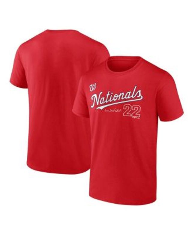 Fanatics Men's Branded Juan Soto Red Washington Nationals Player