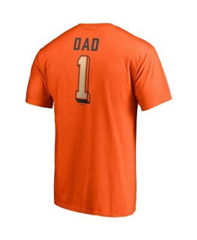 Men's Nike Brandon Crawford Orange San Francisco Giants Name & Number Team  T-Shirt