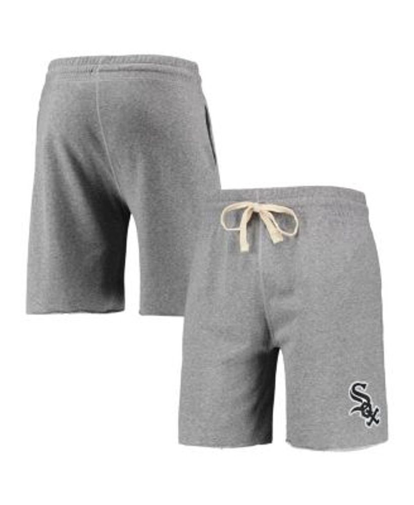 Concepts Sport Men's Gray Chicago White Sox Mainstream Terry Tri-Blend  Shorts
